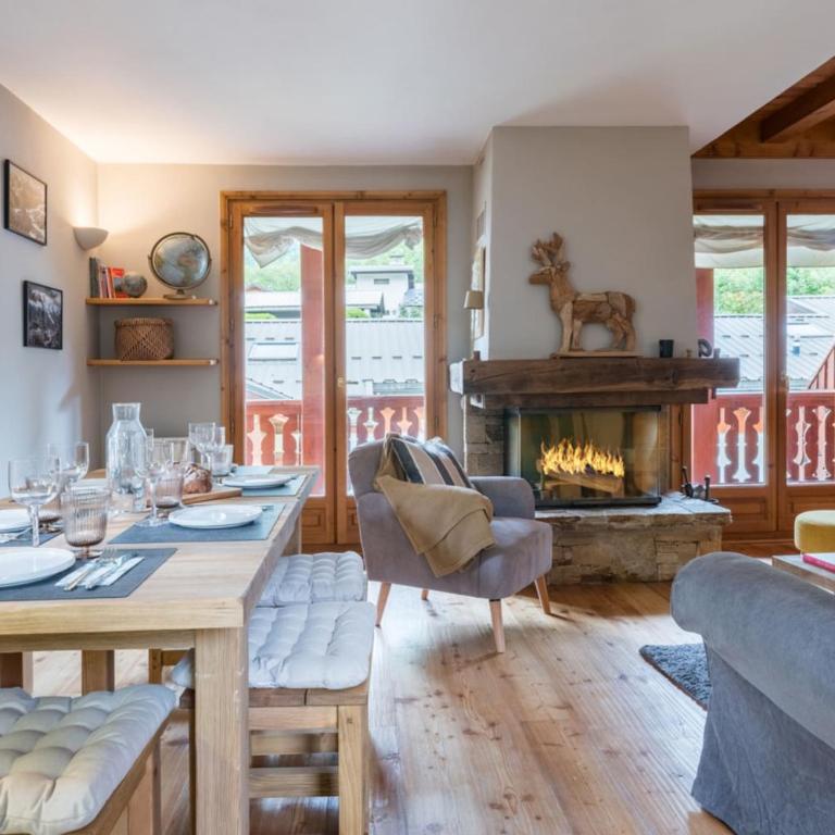 Spacious duplex with terrace in Les Houches - Appartement - 7