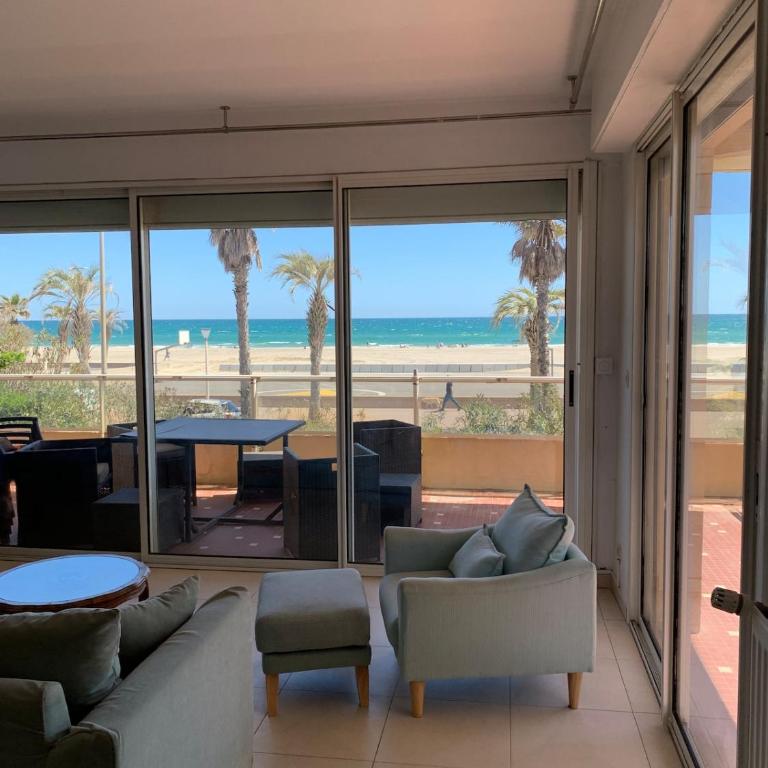 110m2 les pieds dans l'eau terrasse front de mer - Appartement 3 Chambres - Vue sur Mer - 3