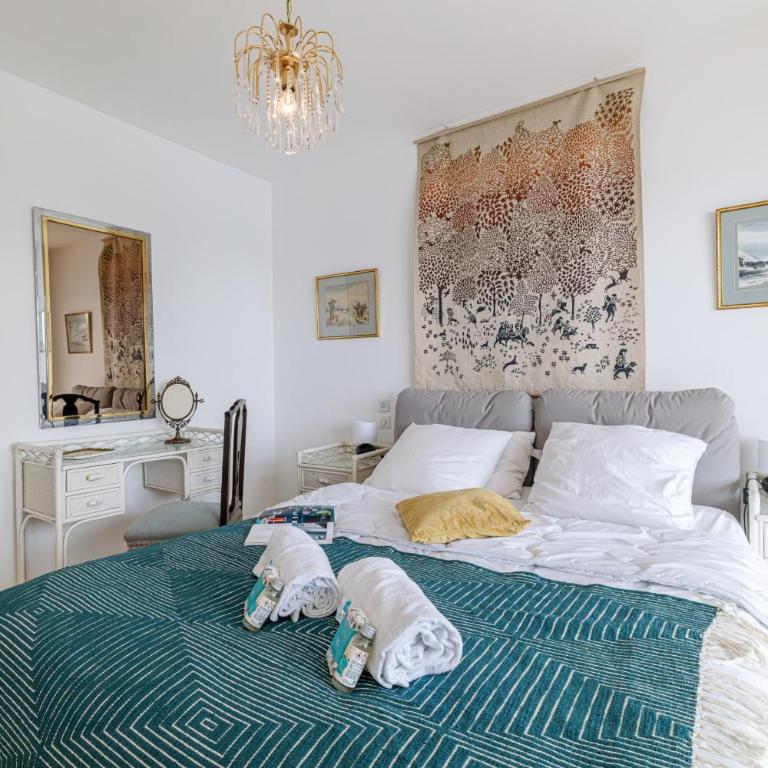 MY CASA - VILLEFRANCHE RESTANQUES - Panoramic sea view 2 bedrooms Swimming pool - Appartement - 12