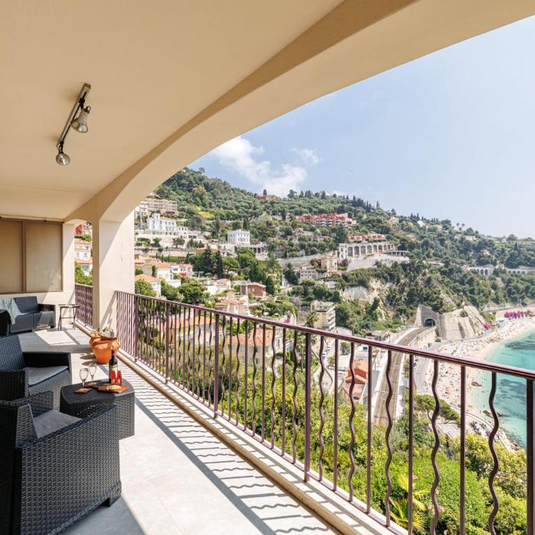 MY CASA - VILLEFRANCHE RESTANQUES - Panoramic sea view 2 bedrooms Swimming pool - Appartement - 39