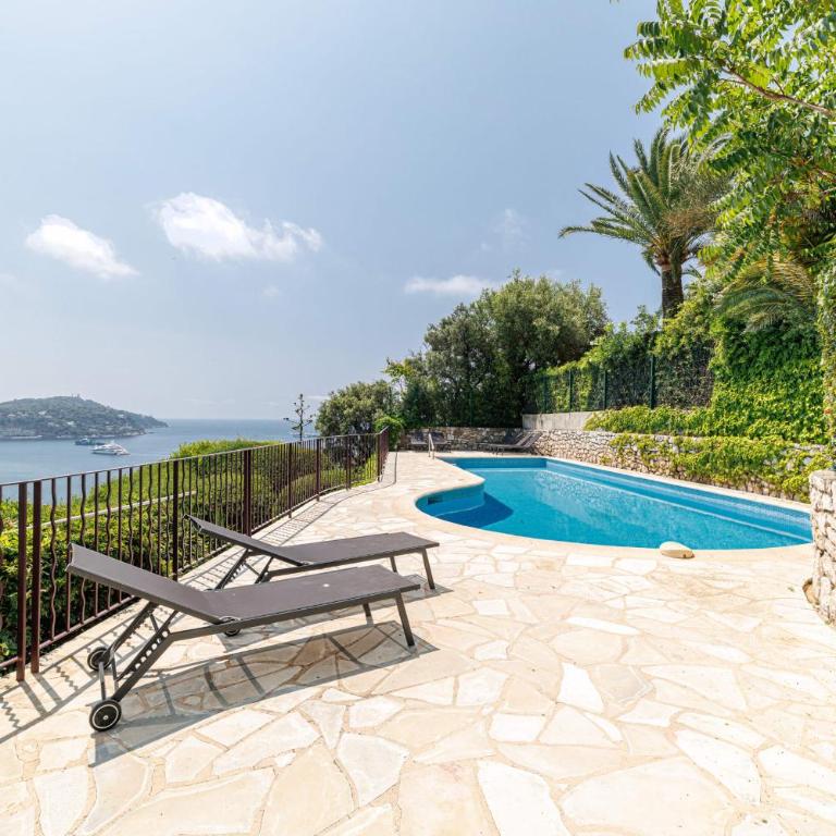 MY CASA - VILLEFRANCHE RESTANQUES - Panoramic sea view 2 bedrooms Swimming pool - Appartement - 42