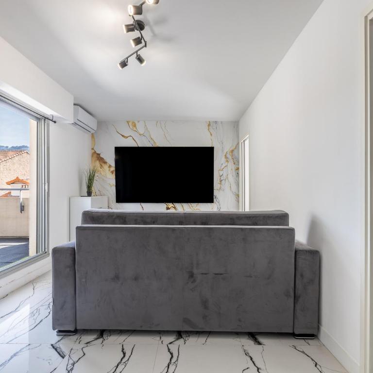LB Vacation Rentals I A Quiet Place with Terrace in the Heart of Cannes - Apartment mit 1 Schlafzimmer - 24
