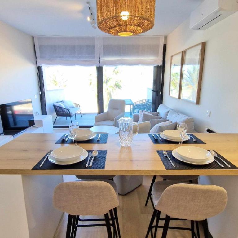 Boutelou playa con vistas al mar - Apartamento de 1 dormitorio - 13