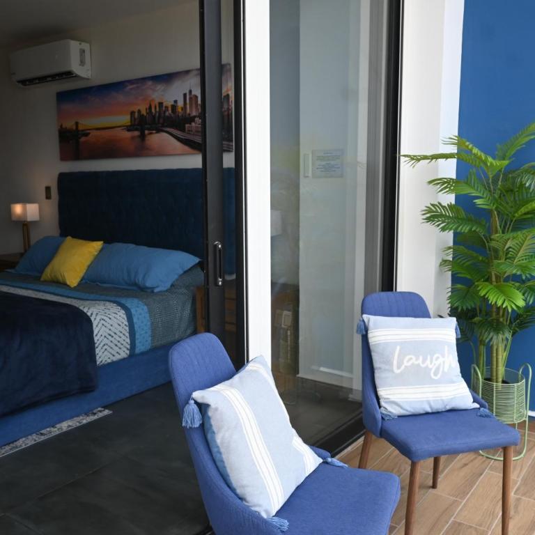 Malecón de Mazatlan Vista al mar Alberca Infinity Jacuzzi Gym - Two-Bedroom Deluxe Apartment - 12