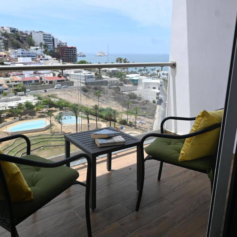 Malecón de Mazatlan Vista al mar Alberca Infinity Jacuzzi Gym - Two-Bedroom Deluxe Apartment - 31