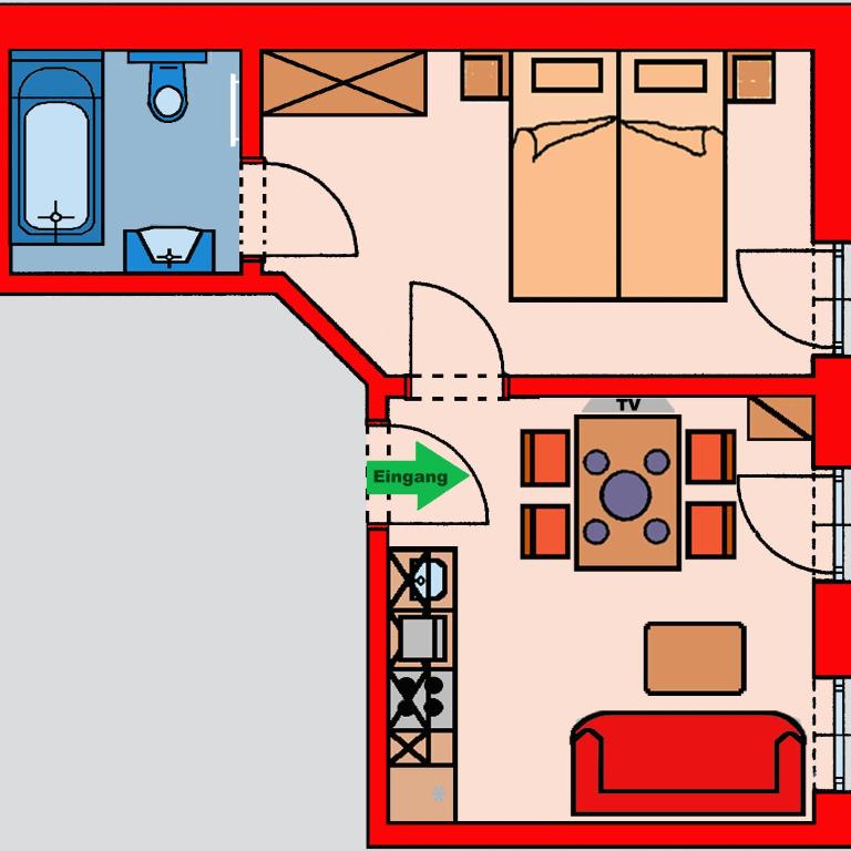 Appartements Andy - Apartment mit 1 Schlafzimmer - 5