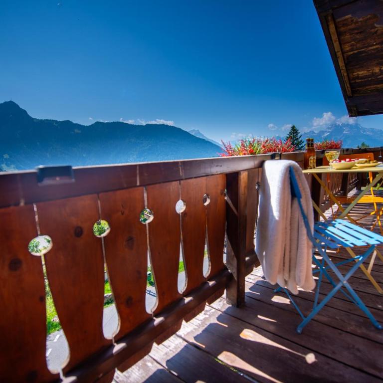Chalet spa avec terrasses et vue panoramique - Apartment mit 2 Schlafzimmern - 29