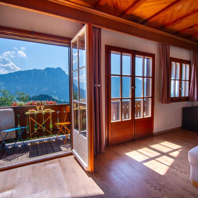 Chalet spa avec terrasses et vue panoramique - Apartment mit 2 Schlafzimmern - 18