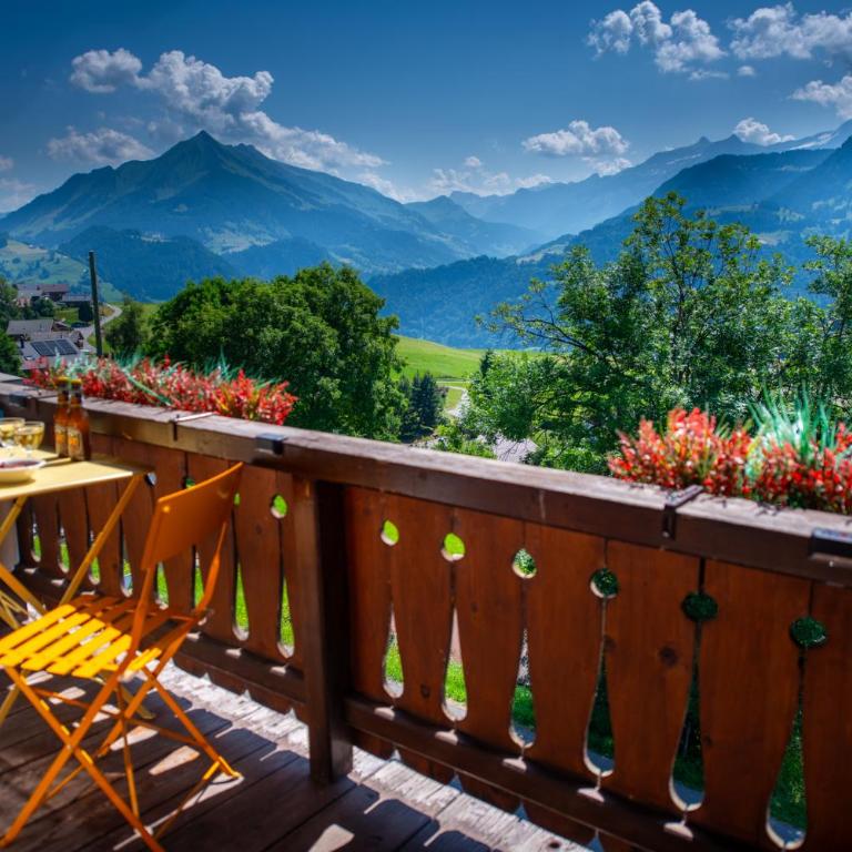 Chalet spa avec terrasses et vue panoramique - Apartment mit 2 Schlafzimmern - 2