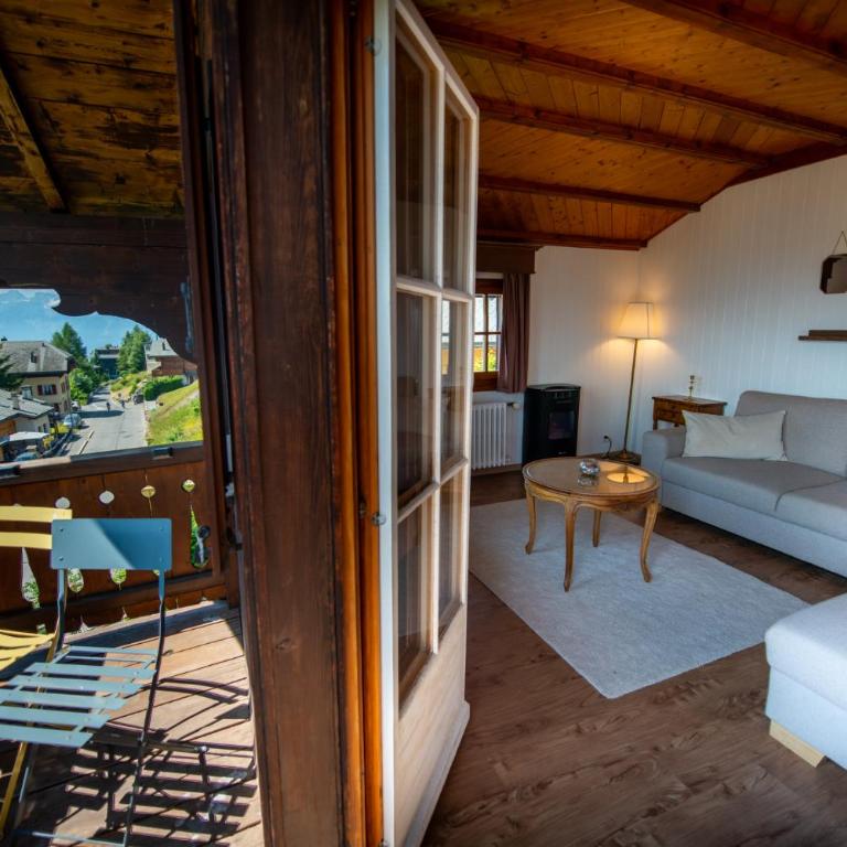 Chalet spa avec terrasses et vue panoramique - Apartment mit 2 Schlafzimmern - 34