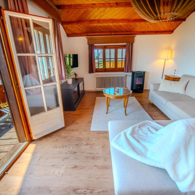 Chalet spa avec terrasses et vue panoramique - Apartment mit 2 Schlafzimmern - 91