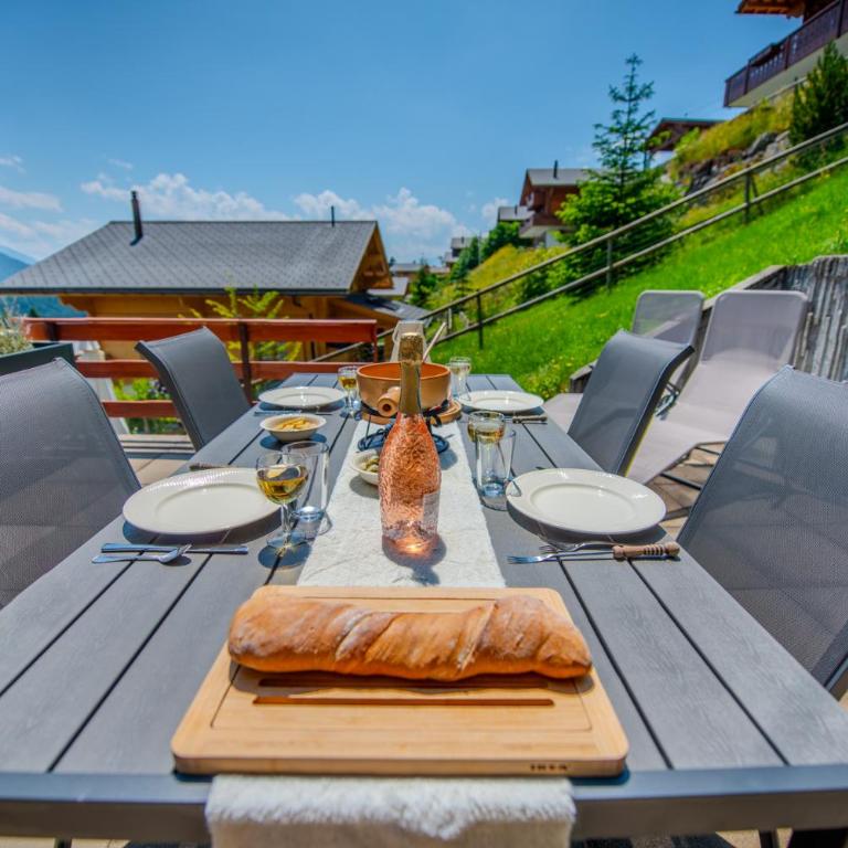 Chalet spa avec terrasses et vue panoramique - Apartment mit 2 Schlafzimmern - 97