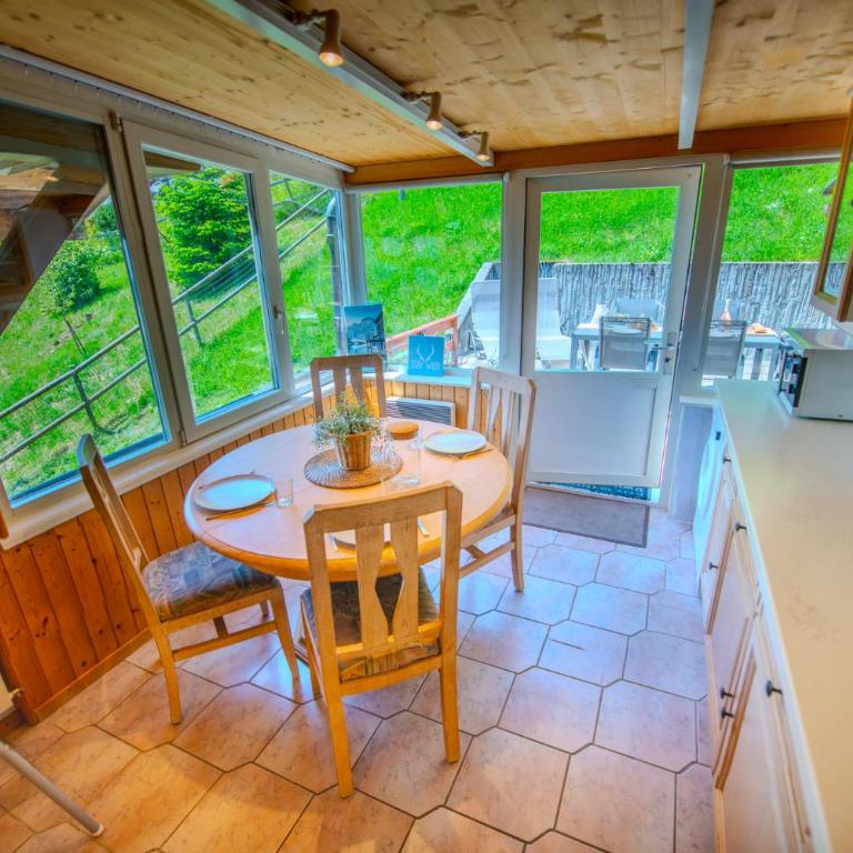 Chalet spa avec terrasses et vue panoramique - Apartment mit 2 Schlafzimmern - 14