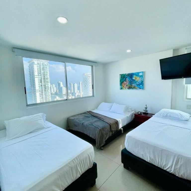 2 Bedroom Beachfront Apartment 2P1-Al With Pool And WIFI - Apartment - 27