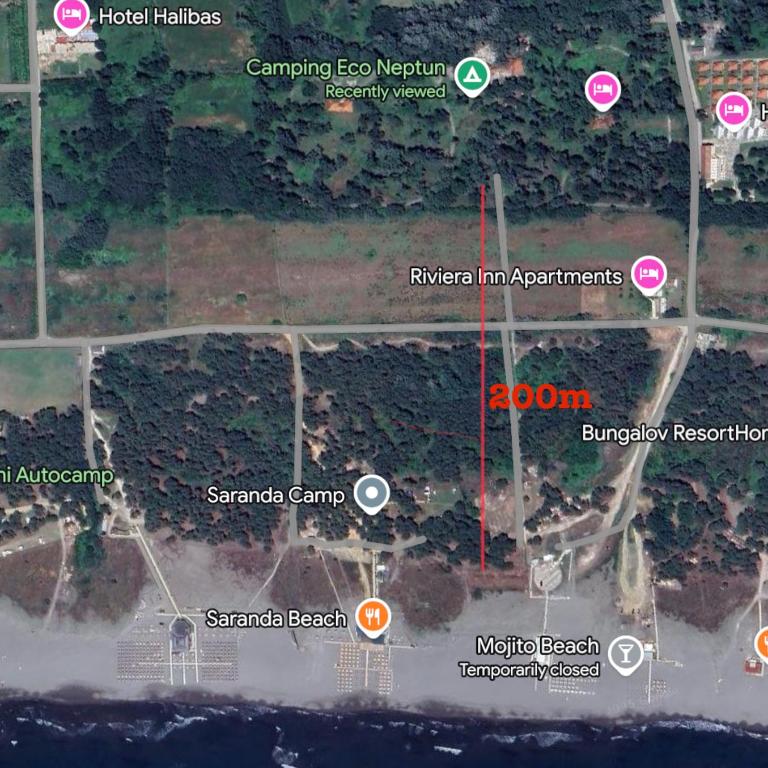 Neptun Beach & Forest Cabins - Dvokrevetna Soba sa Bračnim Krevetom i Sopstvenim Kupatilom - 15