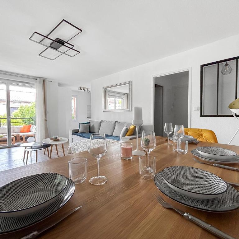 T3 Cosy à Albi avec Terrasse, Piscine & Parking - Apartment mit 2 Schlafzimmern - 9