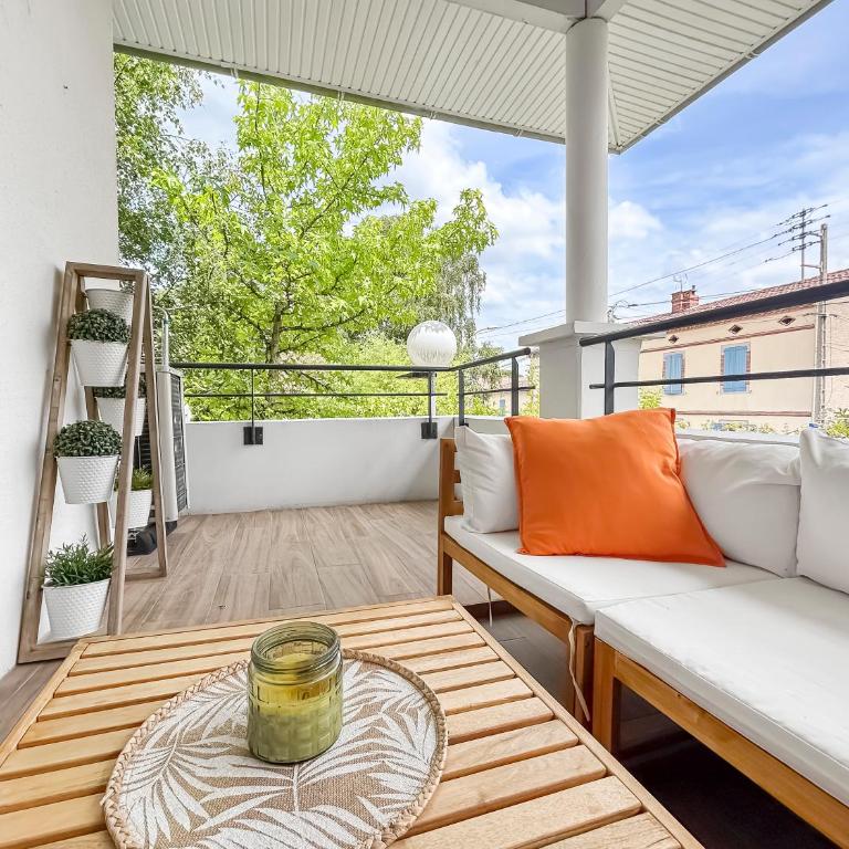 T3 Cosy à Albi avec Terrasse, Piscine & Parking - Apartment mit 2 Schlafzimmern - 34