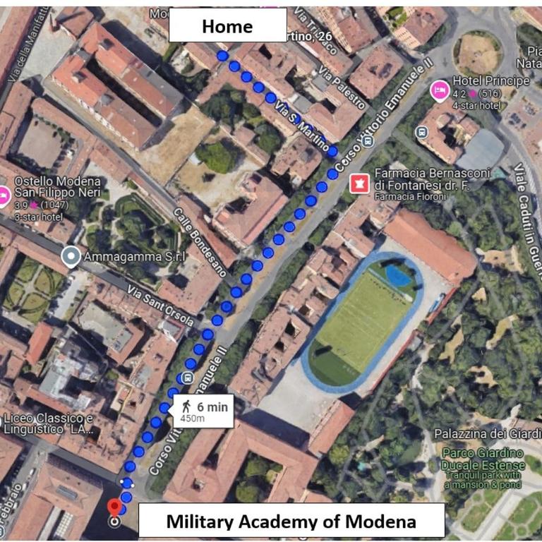 In the center of Modena, Piazza Roma and the Ferrari Museum - Appartamento con 2 Camere da Letto - 17
