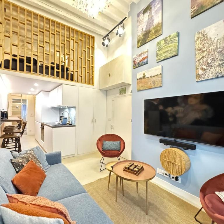 Impressionnists in Le Marais - Sauna & AC - Appartement 2 Chambres - 3