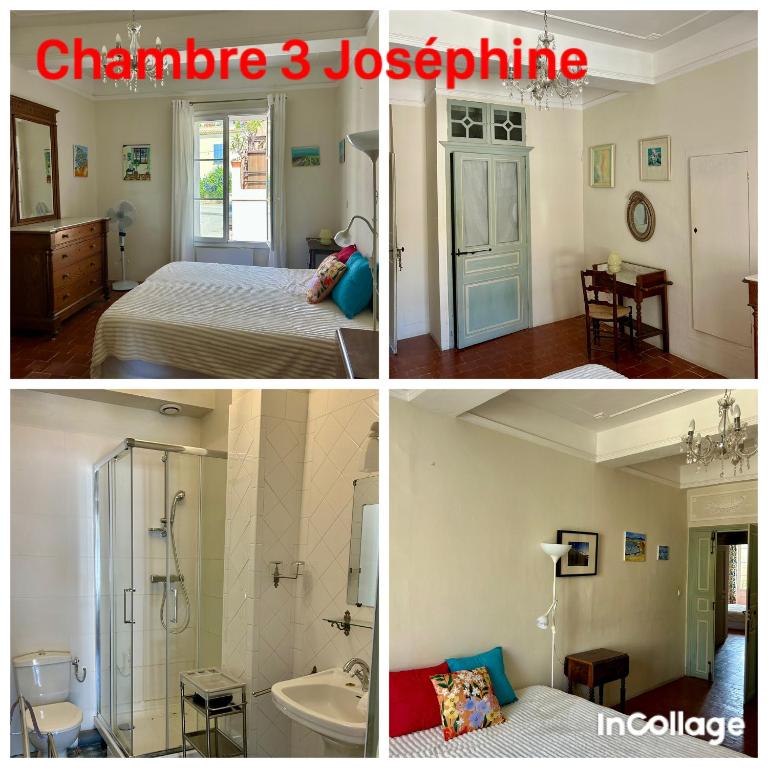 Maison Picarel, Chambres d'Hôtes, Leucate - Chambre Double avec Salle de Bains Privative - 1