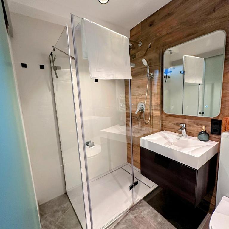 Grubhof Schlosspark, Chalet-Stil mit Pool und Bergblick - Air Conditioner - Apartment mit 1 Schlafzimmer - 45