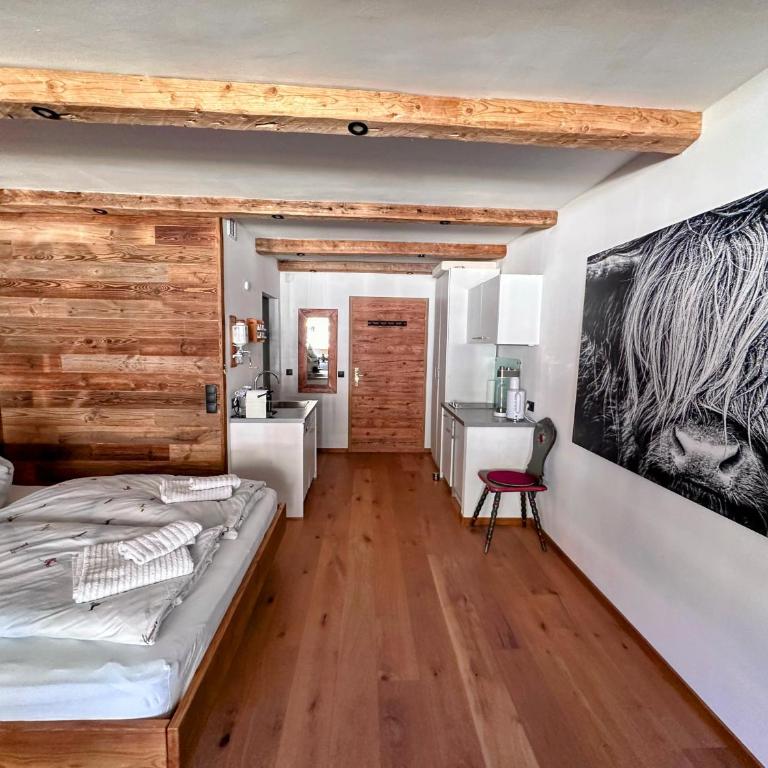 Grubhof Schlosspark, Chalet-Stil mit Pool und Bergblick - Air Conditioner - Apartment mit 1 Schlafzimmer - 11
