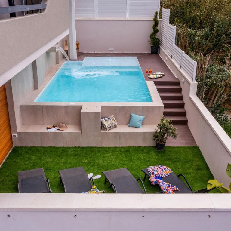Appartamenti in Villa Syrenis vista mare con piscina riscaldata e campo da bocce - Appartamento Deluxe con 3 Camere da Letto - 5
