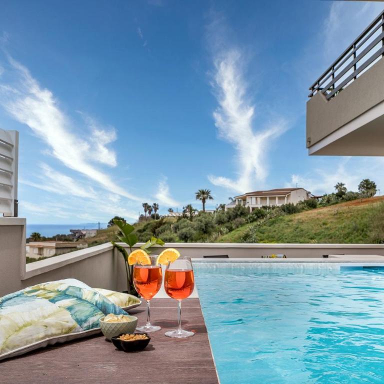Appartamenti in Villa Syrenis vista mare con piscina riscaldata e campo da bocce - Appartamento Deluxe con 3 Camere da Letto - 20