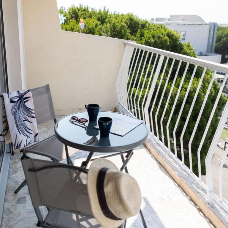 Studio proche aéroport Nice vue mer plage centre commercial CAP 3000 Arenas emplacement excellent ANG Azur Appart - Studio - Vue sur Mer - 9