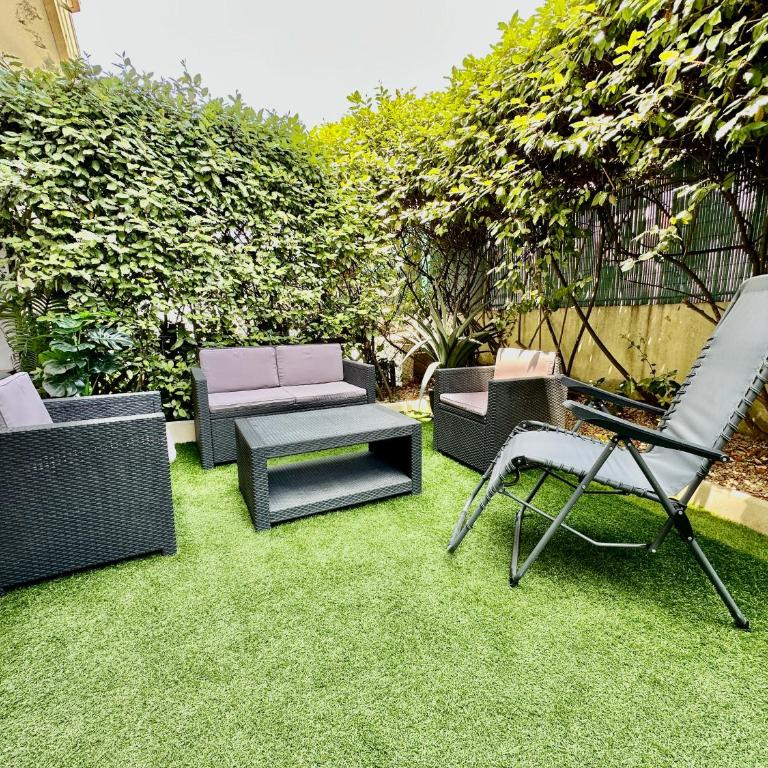 Regent Côte d'Azur air-conditioned, pool, garden & parking - Appartement 1 Chambre - 16