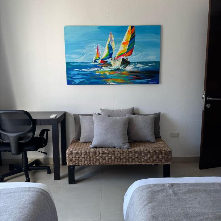 Apartment 5 min walking to the beach at Paraíso - Two-Bedroom Apartment with Terrace - 51
