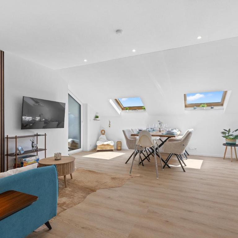 ALPENglück - Stylisches Dachgeschoss-Apartment mit Bergblick, großer Balkon & 3 Schlafzimmern - Apartment mit 3 Schlafzimmern - 9