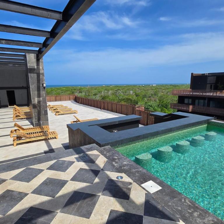 "Designer Cave Loft" in Tulum Hotel Zone - Beach Club included - Apartamento de 1 dormitorio - 58