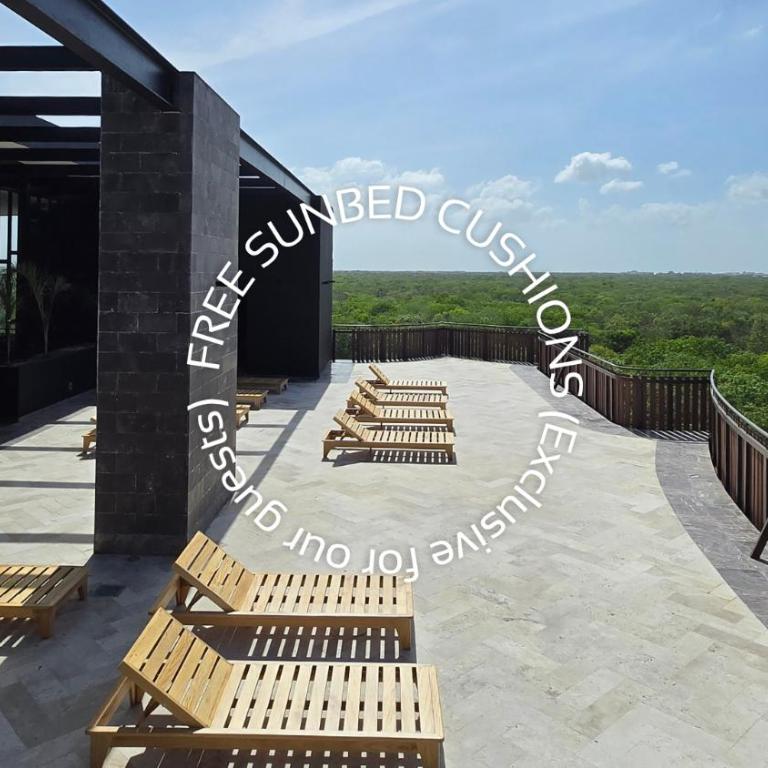 2BR in Tulum Hotel Zone - SPA Jacuzzi - FREE Beach Club Access - Apartamento Deluxe de 2 dormitorios con vistas al jardín - 42