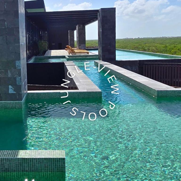 2BR in Tulum Hotel Zone - SPA Jacuzzi - FREE Beach Club Access - Apartamento Deluxe de 2 dormitorios con vistas al jardín - 100