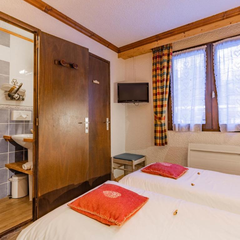 Les Glières - Champagny-en-Vanoise - Chambre Lits Jumeaux avec Douche - 4