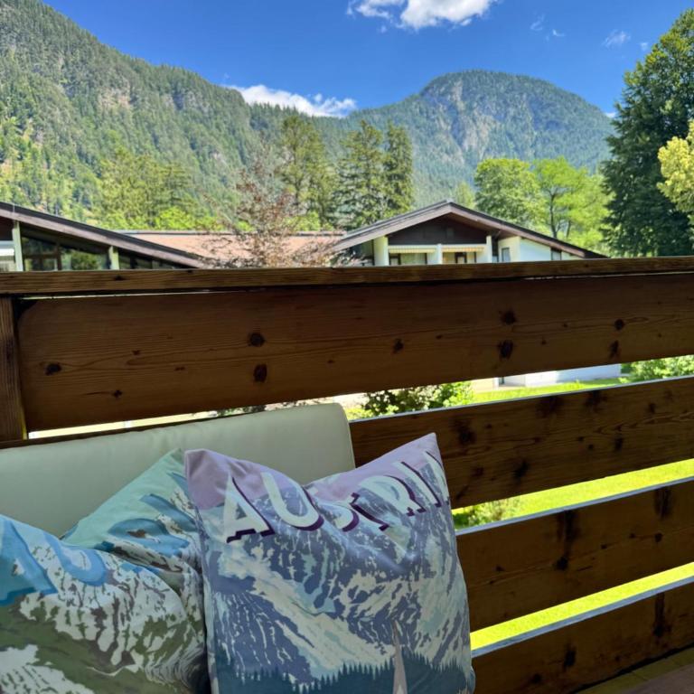 Grubhof Schlosspark, Chalet-Stil mit Pool und Bergblick - Air Conditioner - Apartment mit 1 Schlafzimmer - 9
