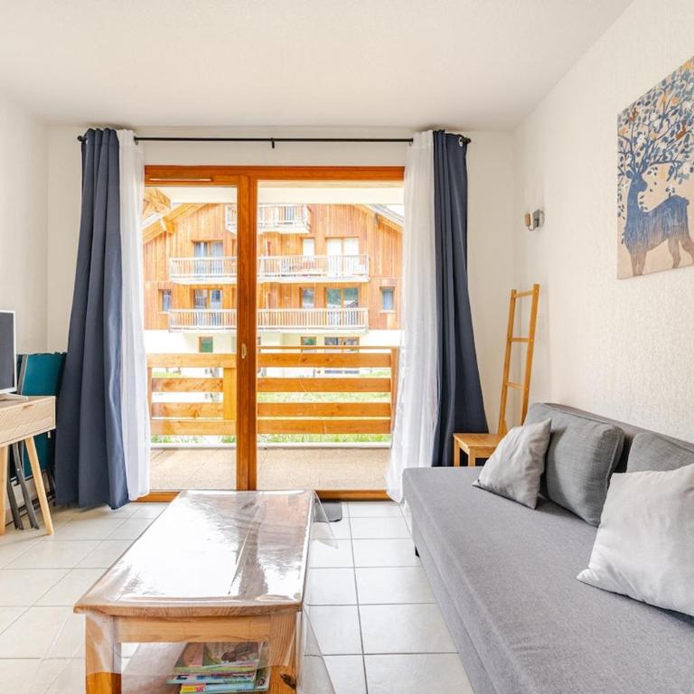 Appartement 4p, Balcon des Airelles, Les Orres 1800 - Apartment mit 1 Schlafzimmer - 1
