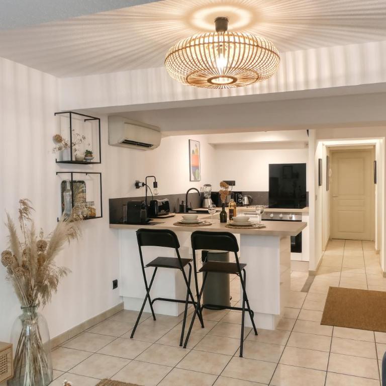 Oasis de 42 m2 I Cosy I Cœur de ville I Lit 160x200 - Appartement 1 Chambre - 2