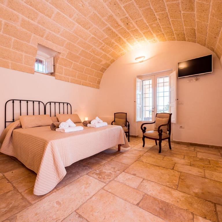 Masseria Romanelli Noya Agriturismo - Appartamento Deluxe con 1 Camera da Letto e Vista Giardino - 4