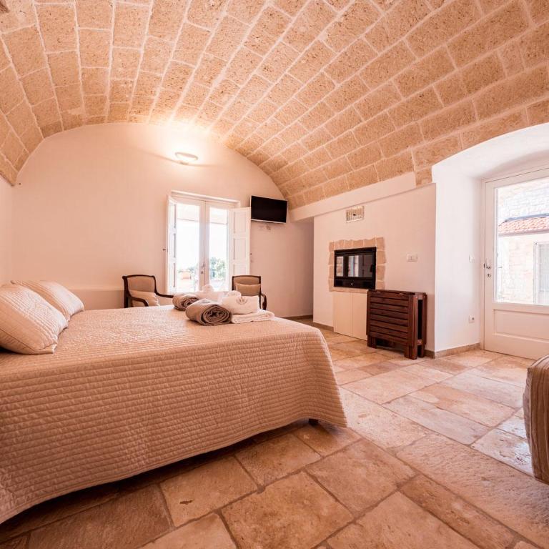 Masseria Romanelli Noya Agriturismo - Appartamento Deluxe con 1 Camera da Letto e Vista Giardino - 5