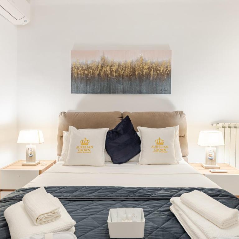 Aurelian Crown Central Rome - Appartamento Premium con 3 Camere da Letto e Balcone - 10