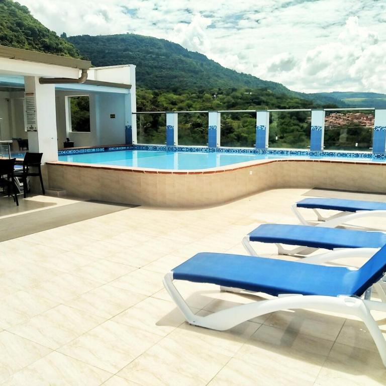 Apartamento con espectacular vista en San Gil - Two-Bedroom Apartment with Mountain View - 13