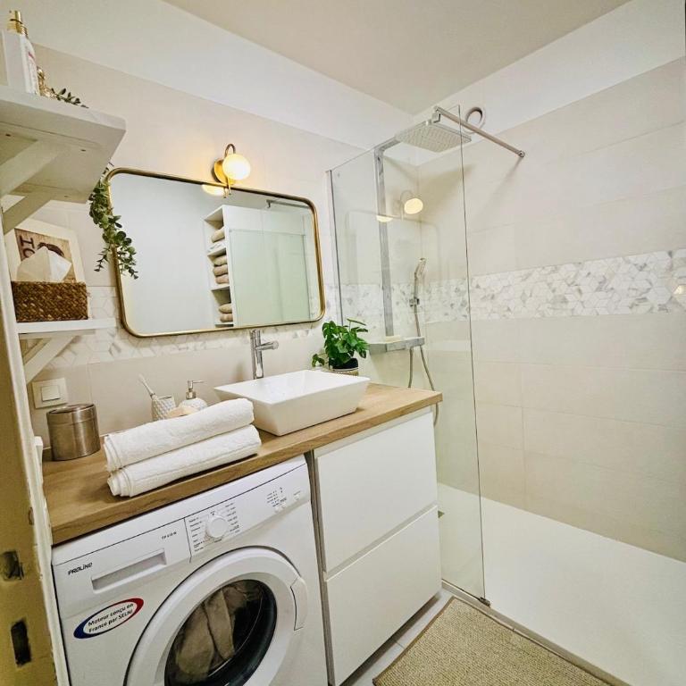 L'écrin du 12- Studio élégant sur jardin avec parking - Appartement 1 Chambre - 8