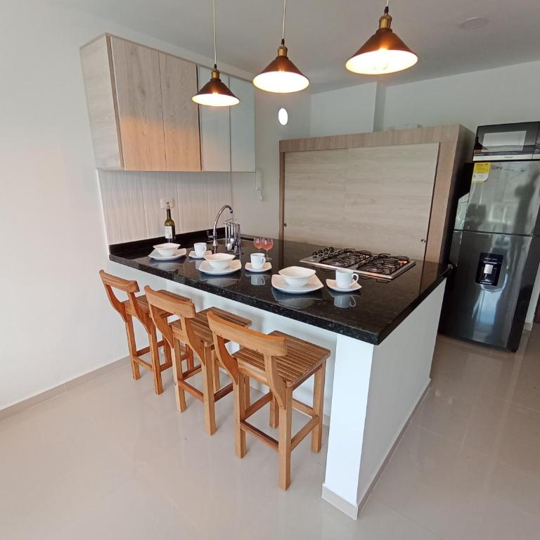 Apartamento con espectacular vista en San Gil - Two-Bedroom Apartment with Mountain View - 5