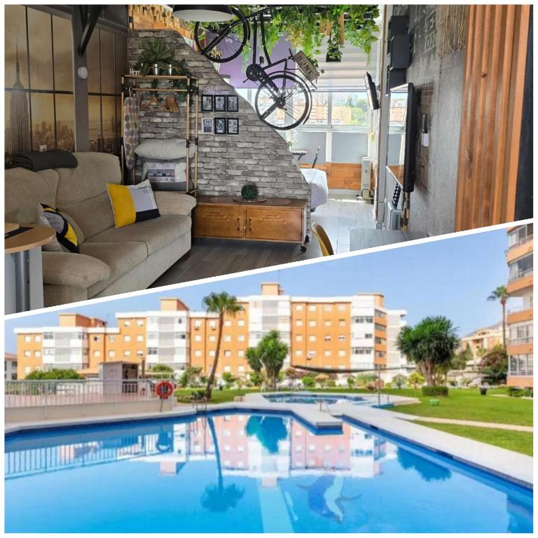 Saltillo Alto Gray Studio. Vistas al mar y piscina - Apartamento de 1 dormitorio - 1