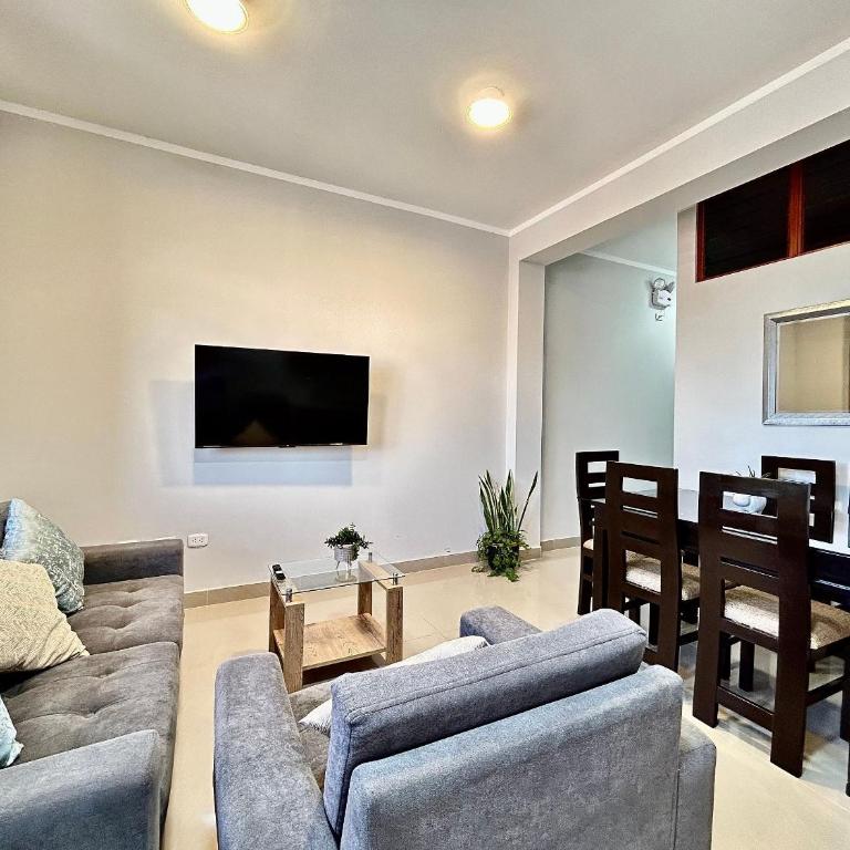 Depa a 5min centro 2HAB con A/C Estilo y Confort - Apartment - 5