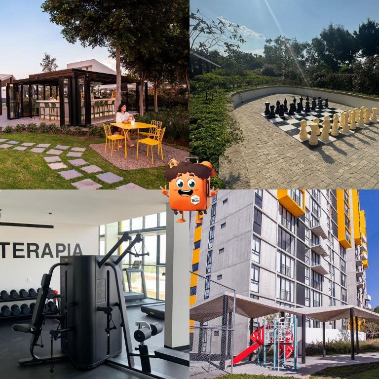 Apartment A/C, GYM, Cafeteria | Telmex Auditorium - Apartment with City View - 78
