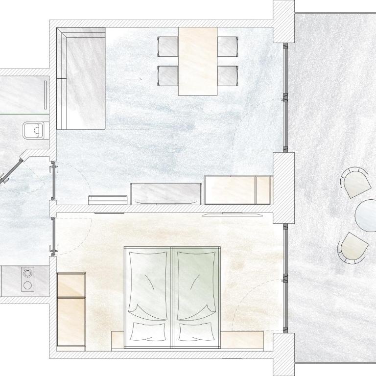 Residence Winklgut - Apartment mit 1 Schlafzimmer und Aussicht - 11