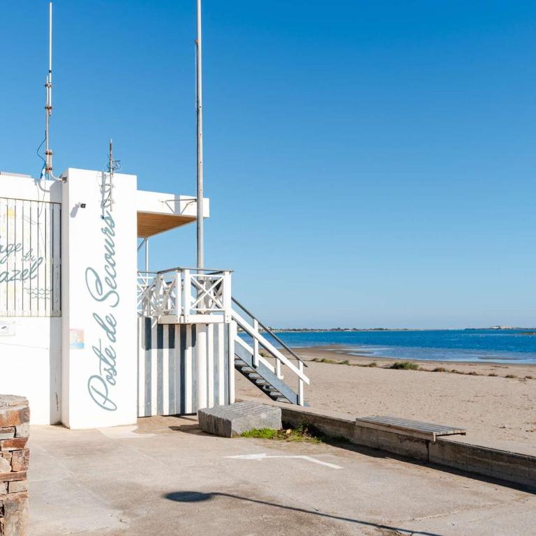 Pavillon 4P, 6 couchages, proche plage, avec WIFI et grande terrasse - Gruissan - FR-1-409-18 - Villa - 14